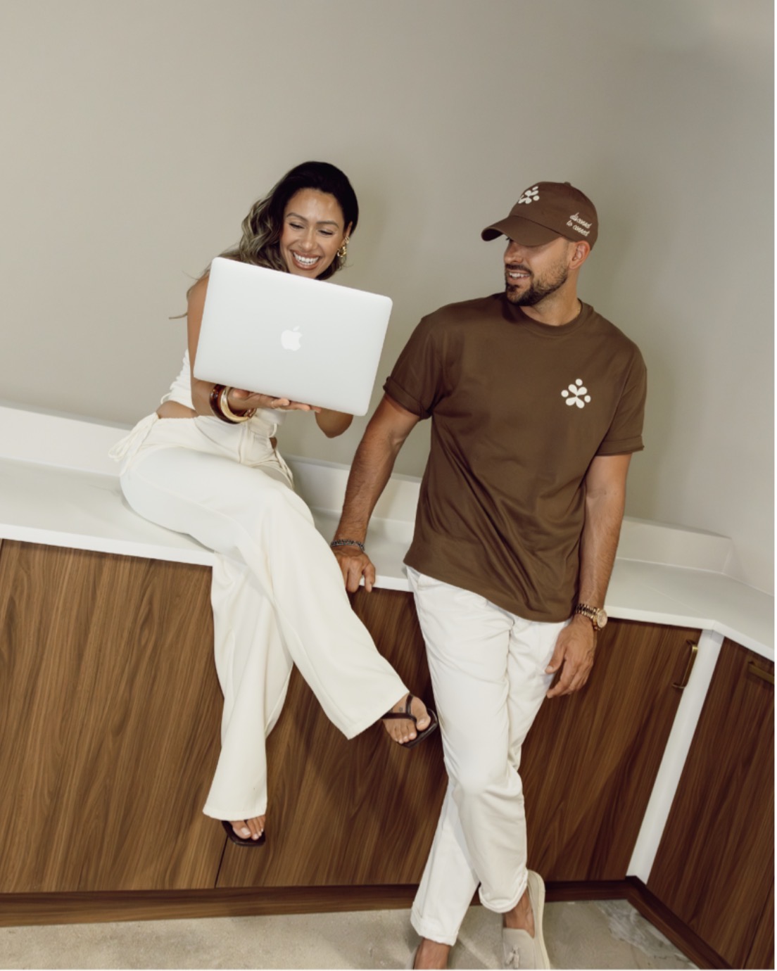Two members in CALMA apparel